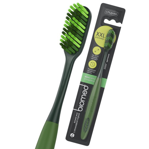 BIOMED зубная щетка MAX MEDIUM средняя жесткость
