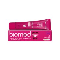 BioMed зубная паста 65гр Отбеливание и восстановление эмали Клубника HEALTHYWHITE