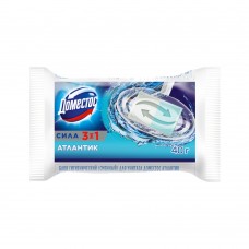 ДОМЕСТОС блок сменный гигиенический для унитазов Атлантик 40г