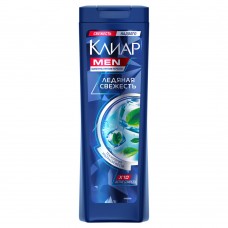 КЛИАР шампунь для волос мужской 400мл лед свежести с ментолом