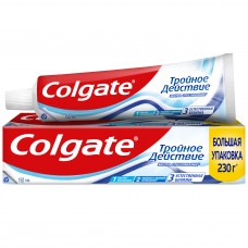 Колгейт зубная паста 150мл Тройное дейссвие Экстра Отбеливание НОВИНКА