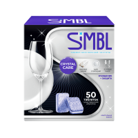 SIMBL Таблетки для мытья посуды в ПММ Кристал забота 50шт SIMBL Таблетки для мытья посуды в ПММ Кристал забота 50шт
