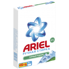 Ариэль стиральный порошок 450гр для ручной стирки Горный родник
