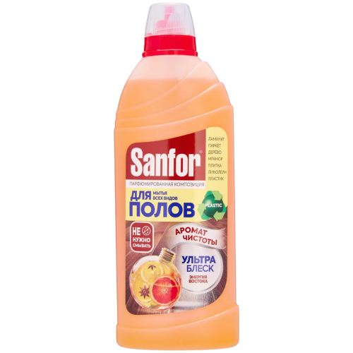 САНФОР средство для мытья полов Ультра блеск Энергия востока, 500мл
