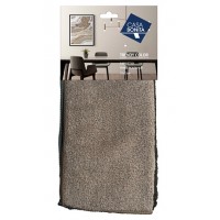 CASA BONITA Салфетка для пола плюш микрофибра цвет песочный 35*75см