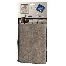 CASA BONITA Салфетка для пола плюш микрофибра цвет песочный 35*75см