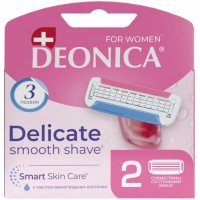 Deonica 3 лезвий FOR WOMEN Сменные кассеты для бритья, 2 шт*