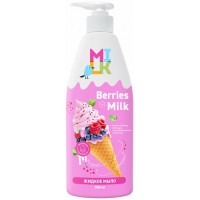 Милк жидкое мыло Молоко и Ягоды  500мл.