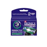 Deonica 3 лезвий FOR MEN Сменные кассеты для бритья, 2 шт