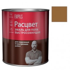 Эмаль Расцвет для пола золотисто-коричневая 2,7кг