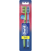 ORAL_B Зубная щетка 1 2 3 Классик 40 средняя 2шт