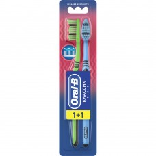 ORAL_B Зубная щетка 1 2 3 Классик 40 средняя 2шт