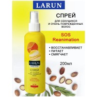 LARUN Sos-Reanimation Спрей для секущихся и очень поврежденных волос 200мл