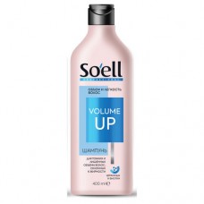 SOELL Professional Шампунь для волос VOLUME UP Объем и сила 400мл