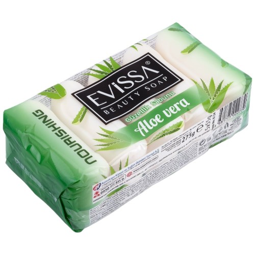 EVISSА Мыло твердое AloeVera 5*55г пленка