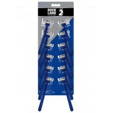 DOCKLAND Light одноразовая бритва 1 лезвие пластик.ручка (12 шт. на карте)