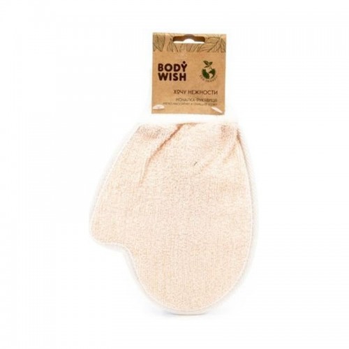 BODYWISH Bamboo Мочалка-рукавица для тела бамбук и конопляное волокно 17*23см BODYWISH Bamboo Мочалка-рукавица для тела бамбук и конопляное волокно 17*23см