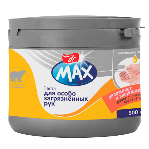 Dr Max паста для рук особо загрязненных с глицерином 500г.