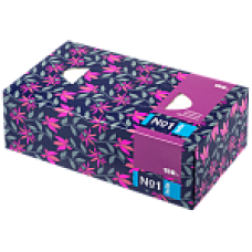 Белла №1 платочки бумажные универсальные 2-х сл, коробка 150шт.