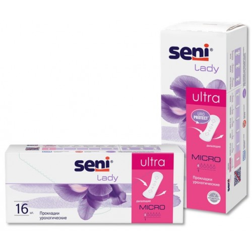 Белла прокладки урологические Сени леди микро Ультра, 1 кап., 16шт. Белла прокладки урологические Сени леди микро Ультра, 1 кап., 16шт.