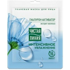 Чистая линия маска тканевая для лица д/всех типов кожи 1шт (15)