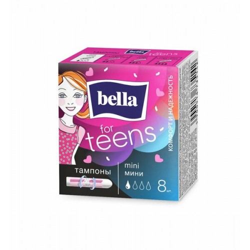 Белла for Teens тампоны подростковые Mini 1кап, 8шт