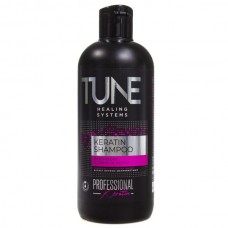 TUNE шампунь KERATIN SHAMPOO для блеска и яркости волос 500 мл (с дозатором