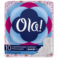 ОЛА гигиенические прокладки Ультра Ромашка Normal 10шт