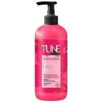 TUNE гель для душа Тонизирующий Гибискус 500мл (с дозатором) НОВЫЙ ДИЗАЙН