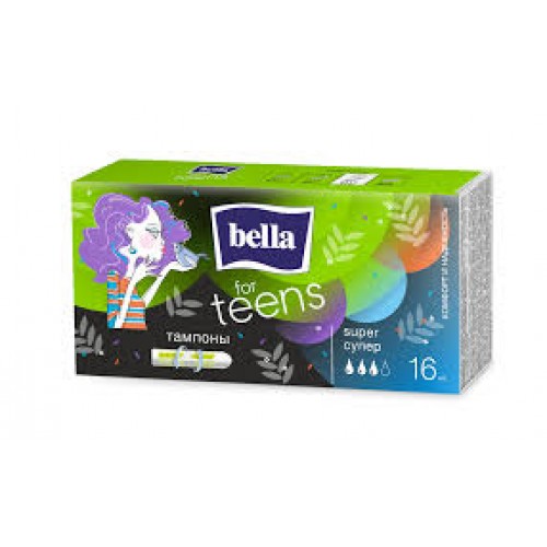 Белла for Teens тампоны подростковые Super 3кап, 16шт