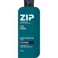 ZIP Гель-шампунь 2в1 Power 400мл NEW