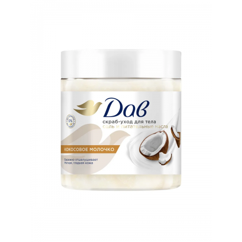 ДАВ скраб-уход для тела 300мл С Кокосовым молочком