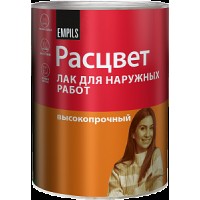Лак Расцвет для наружных работ алкидный 0,7 кг.