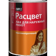 Лак Расцвет для наружных работ алкидный 0,7 кг.