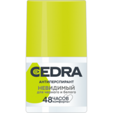 CEDRA Антиперспирант-ролик Невидимый для черного и белого 48ч 50мл CEDRA Антиперспирант-ролик Невидимый для черного и белого 48ч 50мл