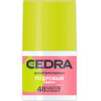 CEDRA Антиперспирант-ролик Пудровый эффект 48ч 50мл CEDRA Антиперспирант-ролик Пудровый эффект 48ч 50мл