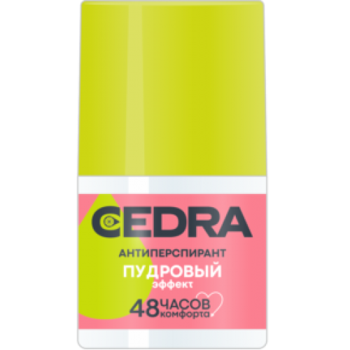 CEDRA Антиперспирант-ролик Пудровый эффект 48ч 50мл