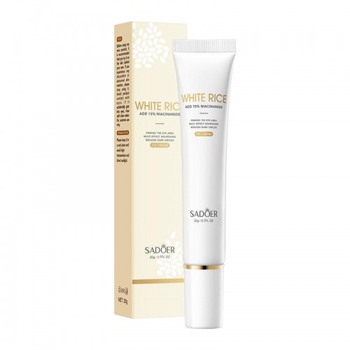 SADOER крем для кожи вокруг глаз с закваской белого Риса и ниацинамидом 50г