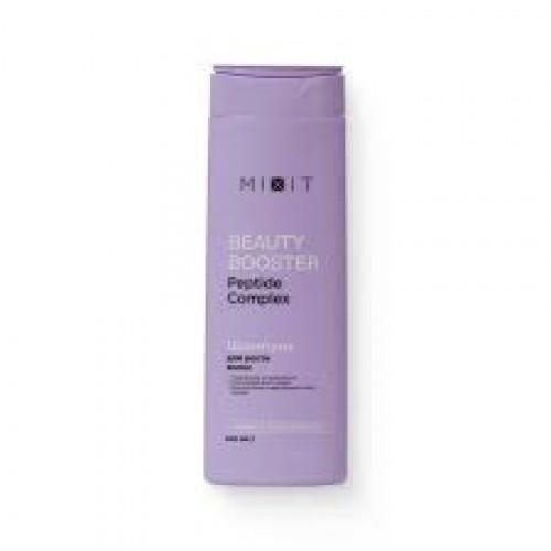 MIXIT Beauty booster Шампунь для роста сияния и красоты волос Peptide complex 400мл