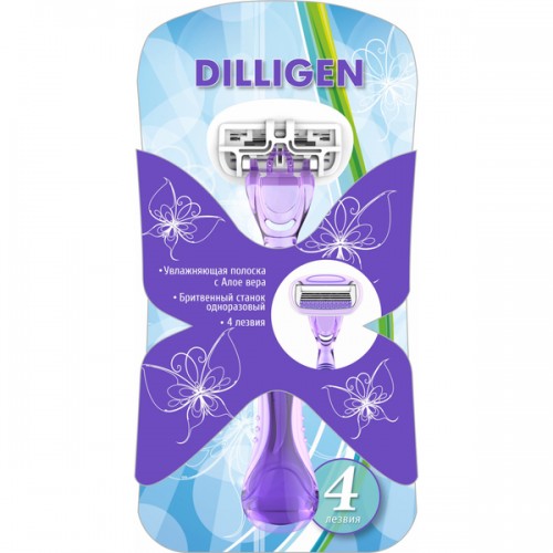 DILLIGEN 4 Станок одноразовый женский