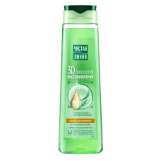 Чистая линия шампунь для волос 400мл Восстановление с репейным маслом