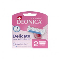 Deonica 3 лезвий FOR WOMEN Сменные кассеты для бритья, 2 шт