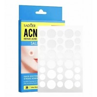 SADOER Патчи против акне с салициловой кислотой 36 шт