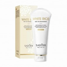 SADOER средство для умывания с закваской белого Риса и ниацинамидом 100г