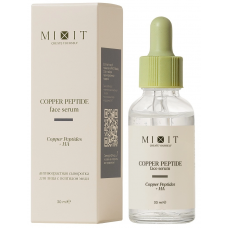MIXIT Skin Chemistry Сыворотка для лица антивозрастная с пептидами меди и гиалуроновой кислотой 30мл