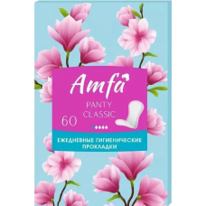 AMFA Ежедневные прокладки Panty Soft Classic 60шт AMFA Ежедневные прокладки Panty Soft Classic 60шт
