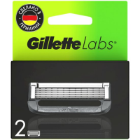 GILLETTE LABS Cменные кассеты для безопасных бритв 2шт