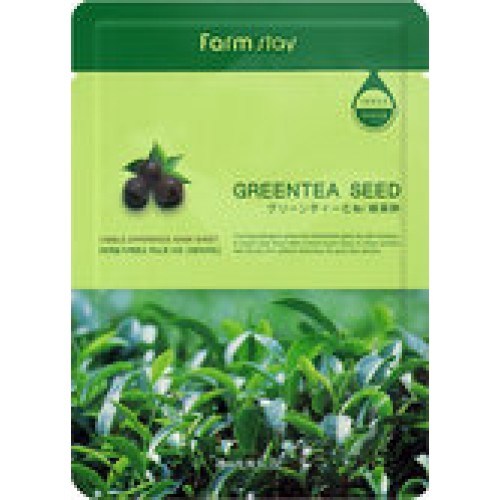 Farmstay Тканевая маска для лица с экстранктом семян зеленого чая 23мл