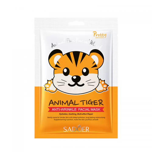 SADOER Маска для лица тканевая с рисунком Тигра 25г NO.SD58611