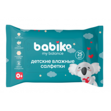 BABIKO My balance Влажные салфетки детские с пантенолом 25шт